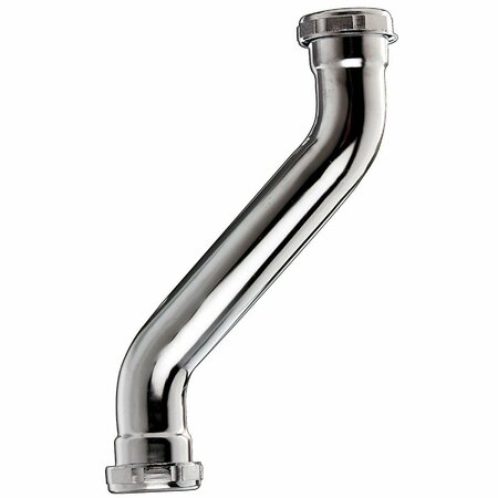 ALL-SOURCE 1-1/2 In. x 1-1/2 In. Polished Chrome 22GaugeDouble Offset 1038K